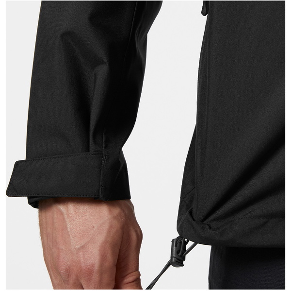 2026 Helly Hansen Hommes Crew Hooded Midlayer Sailing Jacket 2.0 34442 - Black
